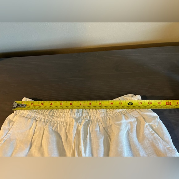 Altar’d State Pull On Drawstring Linen Blend Shorts - Picture 7 of 8